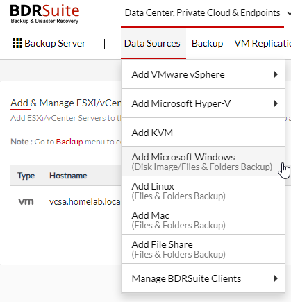 Hyper-V Backup and Disaster Recovery Features - BDRSuite